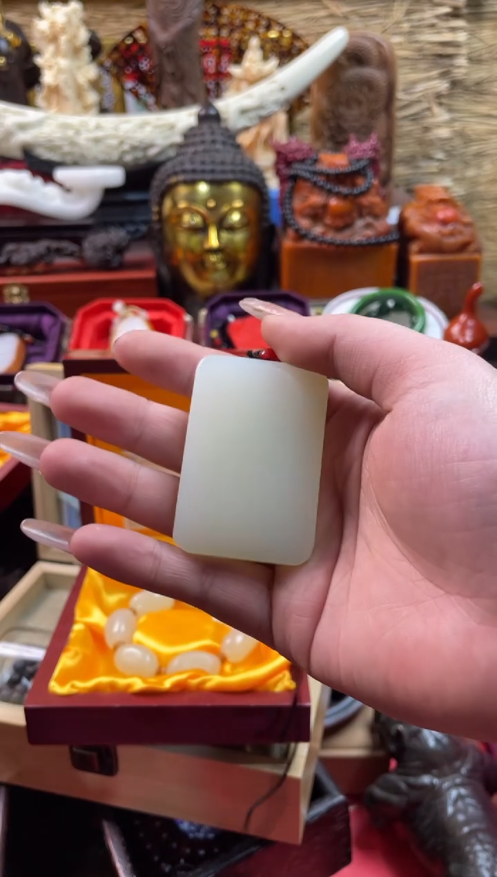 【闪购商品】和田玉挂件未镶嵌和白无事