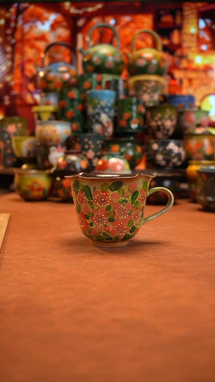 油画   釉下彩   杯子