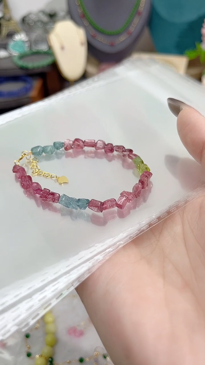 【闪购商品】碧玺手链银S925镶嵌199随