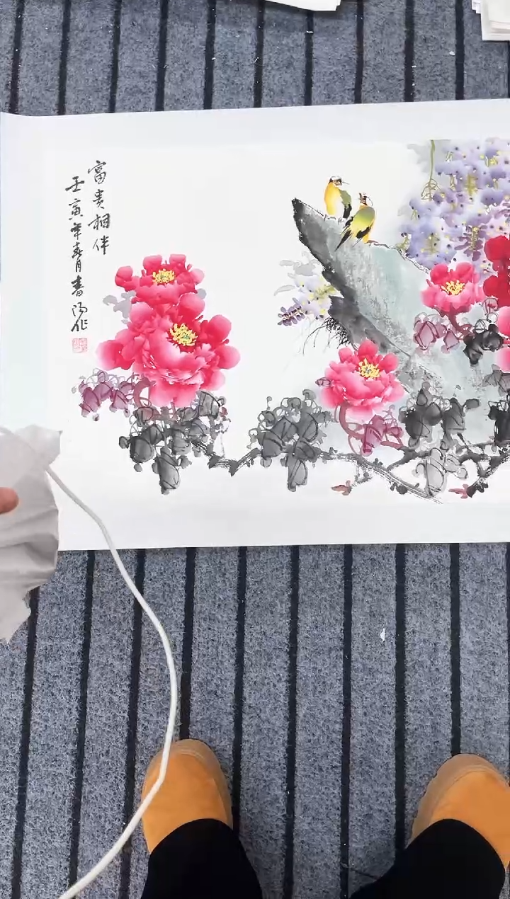 精品国画花鸟作品