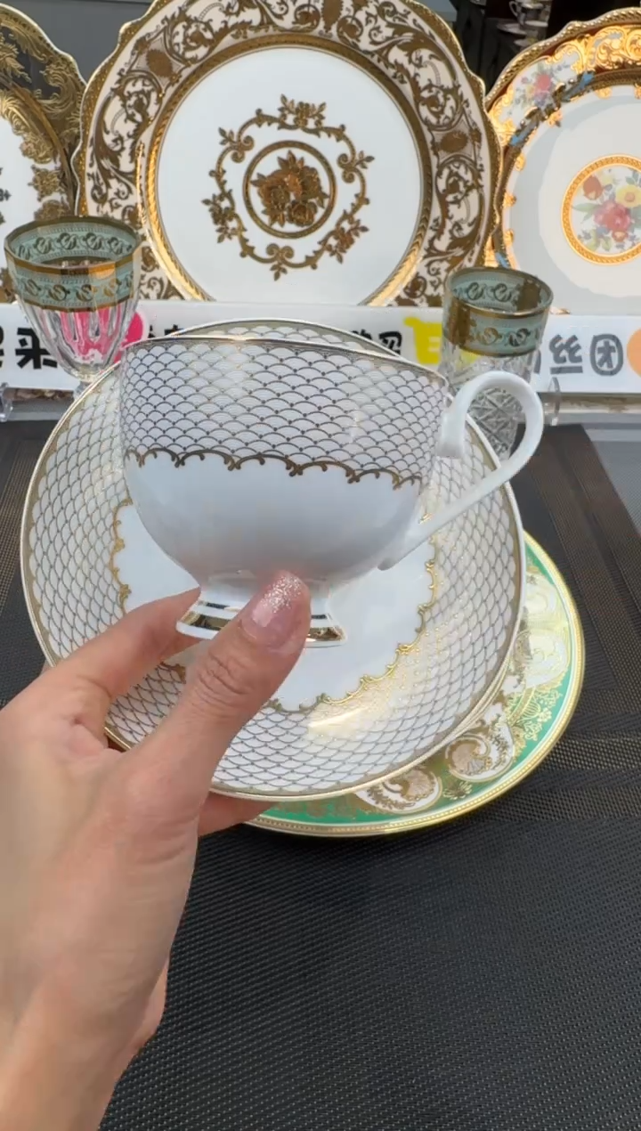 【闪购商品】瓷片咖啡杯碟福利款
