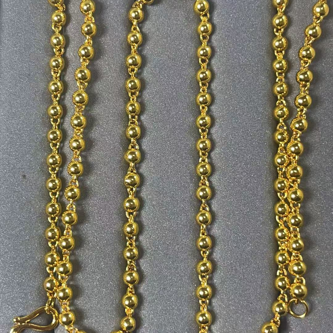 项链 宝阁甄选黄珠珠项链194