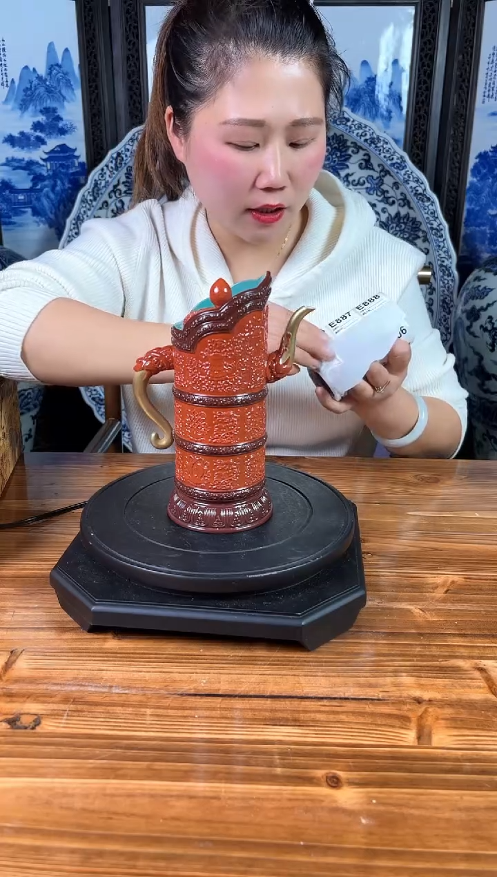 【闪购商品】摆件景德镇陶瓷仿古摆件E886