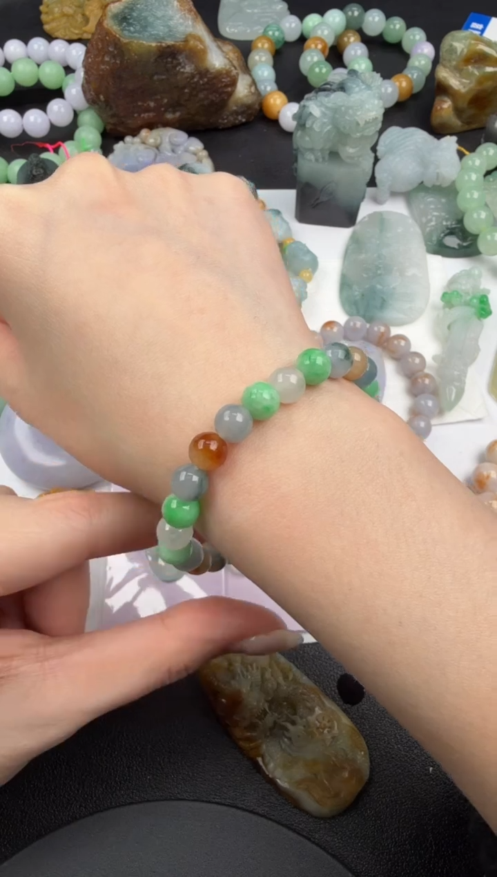 未镶嵌手串翡翠翡翠饰品-182