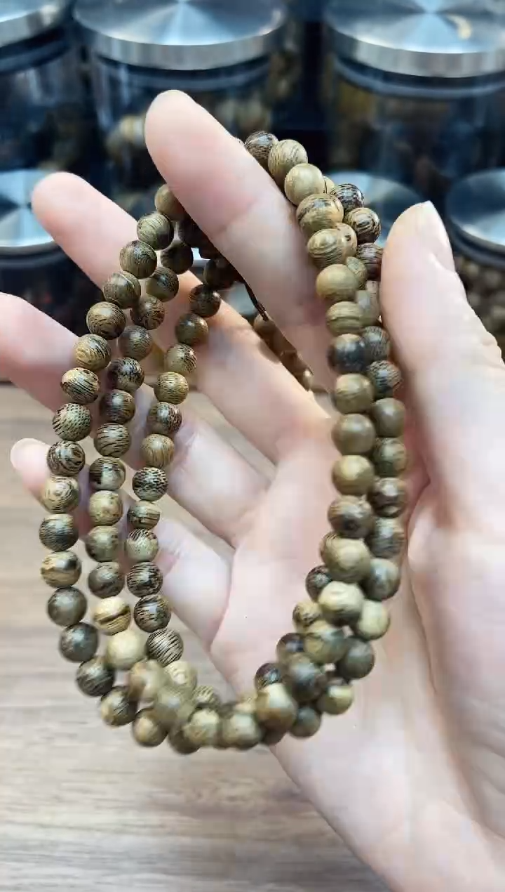手串沉香CG5814正区达拉干多圈卡0.6*108 11g+天然野多样性发一