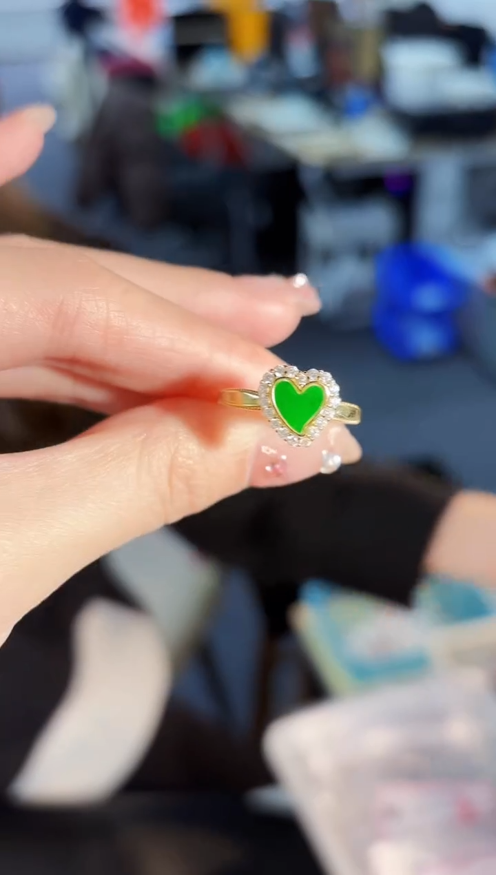 【闪购商品】翡翠戒指未镶嵌缅料A货/支持复检/一件