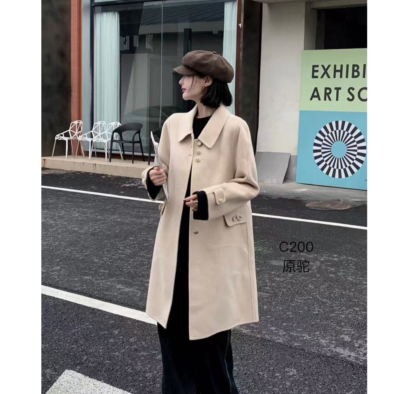 【WJ】冬款 祝 C 200 五色时尚外套（XL-3XL）