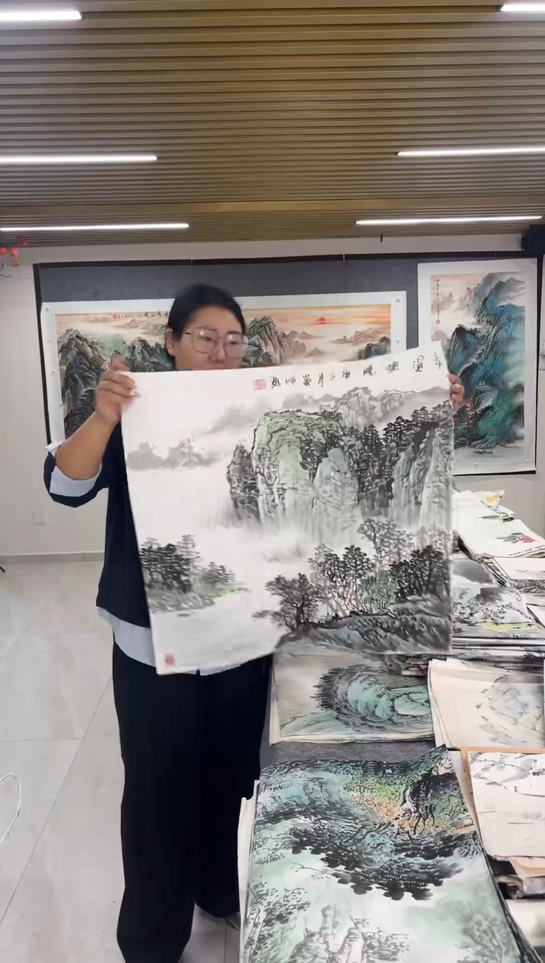 国画丹青专属福利-岚坤山水