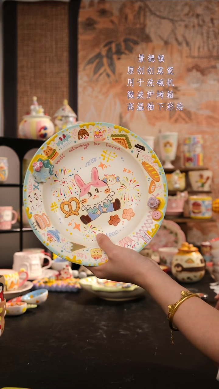 摆件陶旺的可以陶瓷设计师款