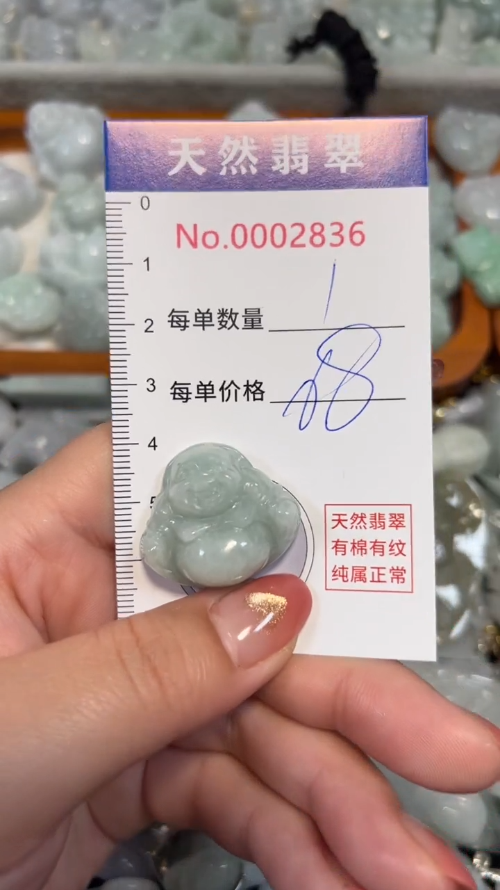 翡翠未镶嵌吊坠(不含链)2836