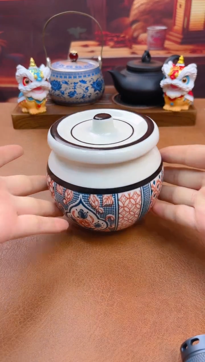 陶瓷茶具摆件旅行套组