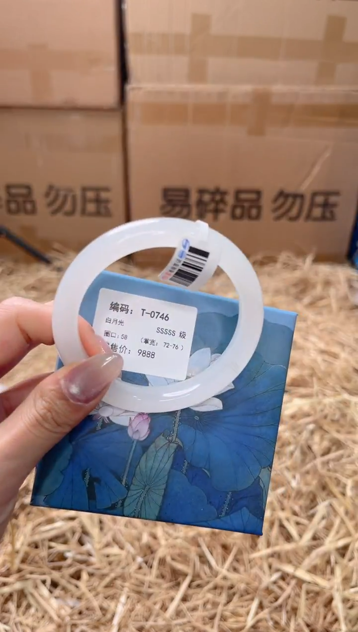 未镶嵌手镯石英质玉T-0746