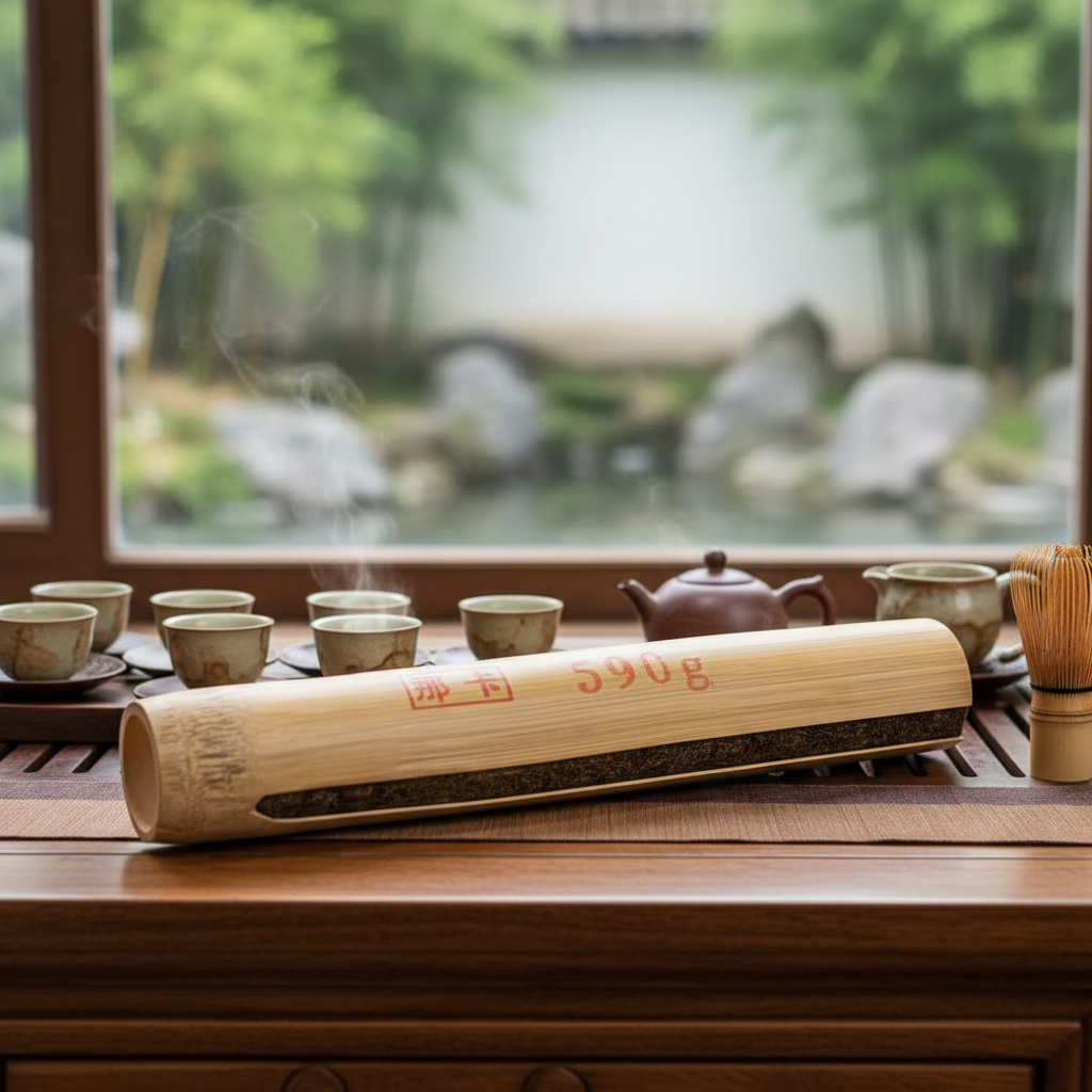 2015那卡竹筒茶-生茶-100g（拆分装非整柱）