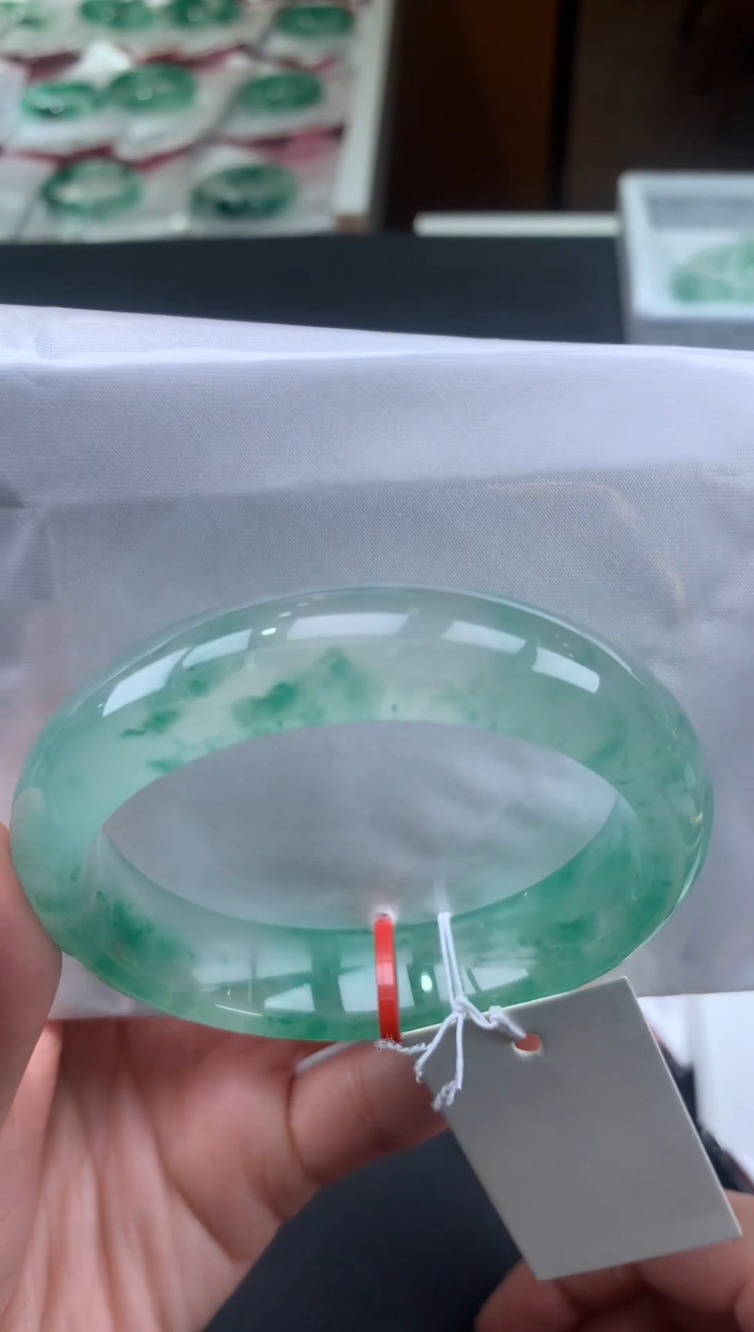 【闪购商品】石英质玉手镯未镶嵌天然玉石非洲翠手镯