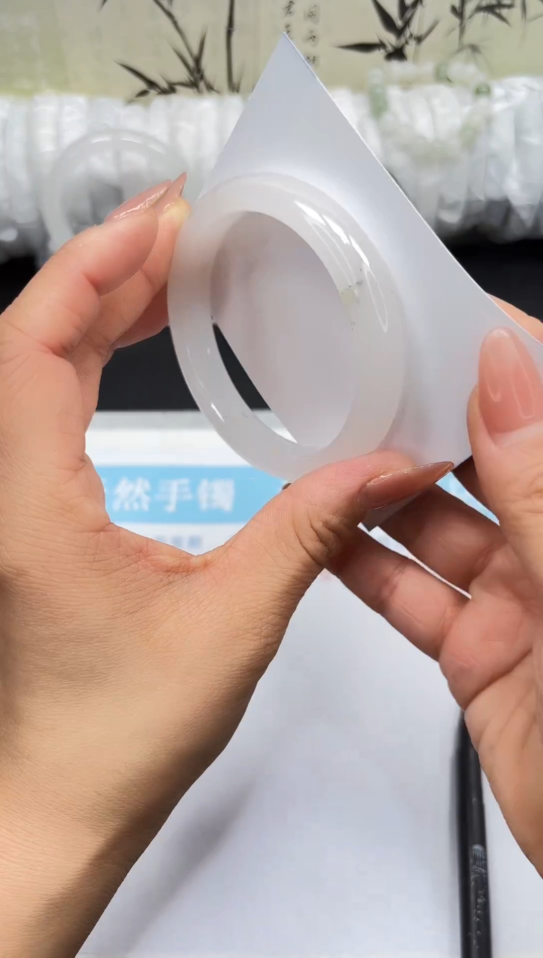 未镶嵌手镯石英质玉A20-57/58/59