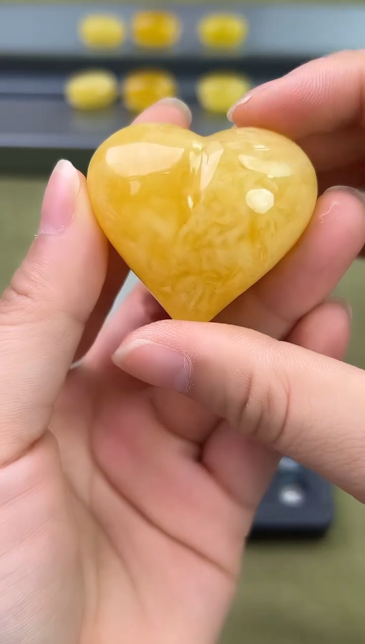 裸石琥珀未镶嵌琥珀蜜蜡吊坠