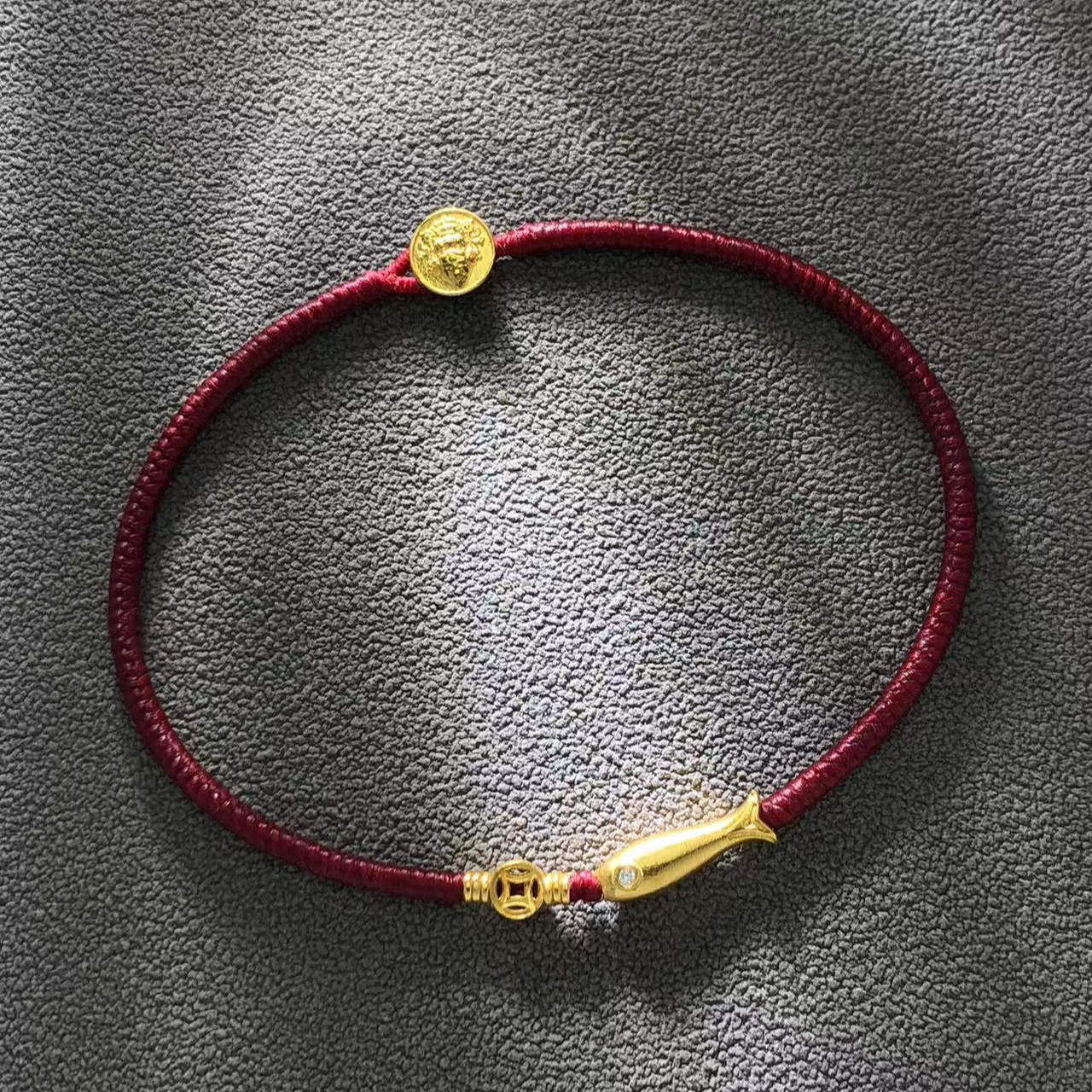 【举石臻选】TA12-943-682足金钻石手绳（一件/自选）H