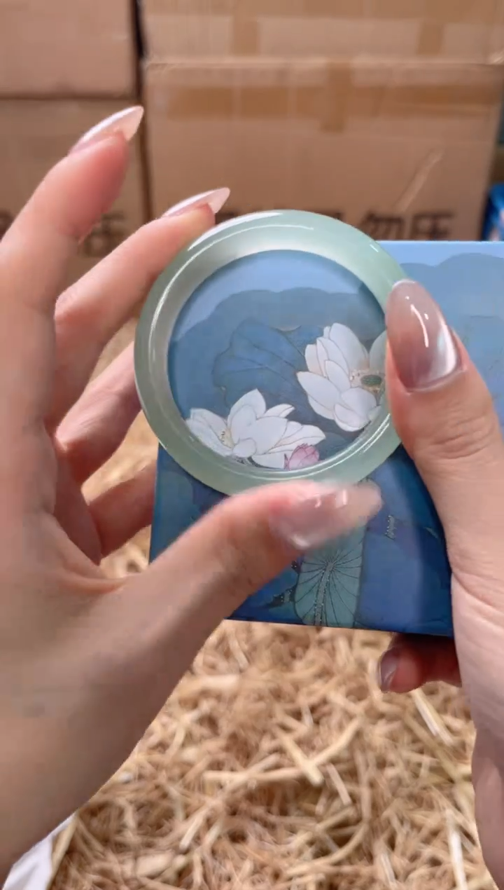 未镶嵌手镯石英质玉HEHUA52