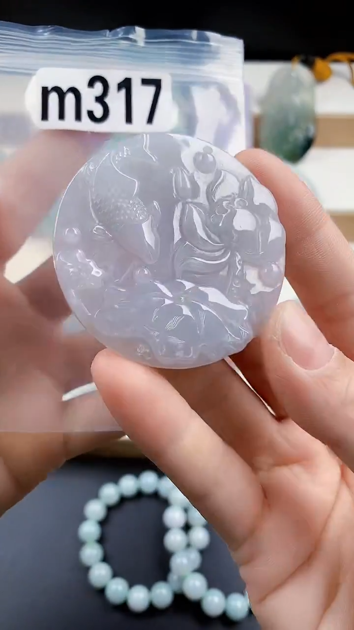 颈饰未镶嵌翡翠天然翡翠吊坠挂件