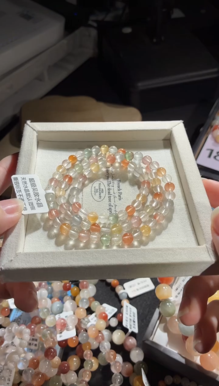 未镶嵌手链水晶187号多样性发一G 6+