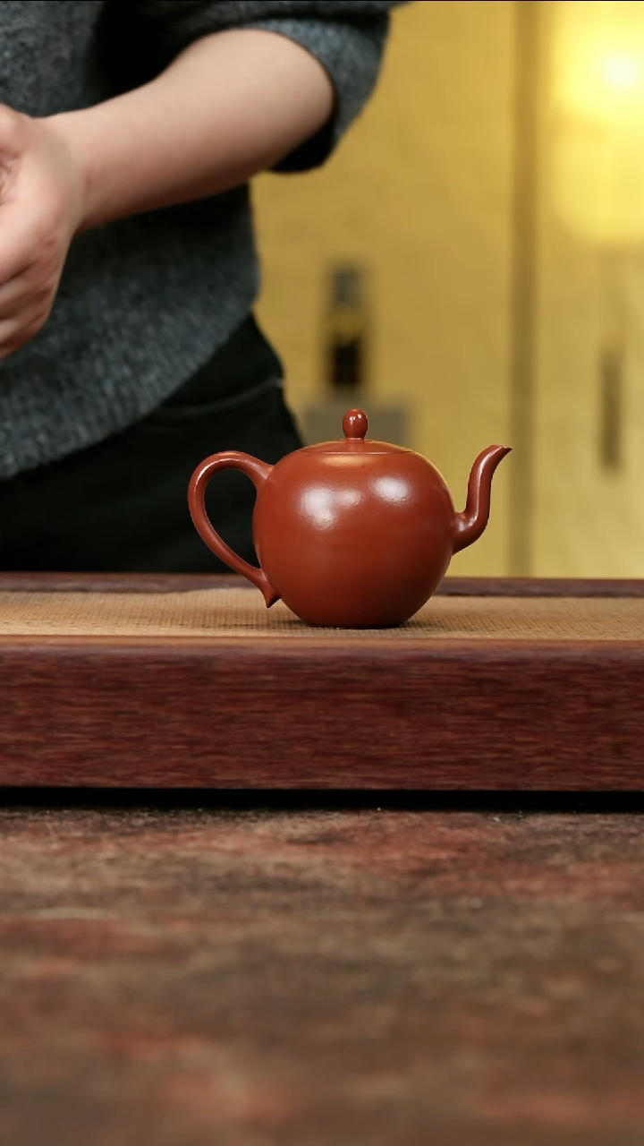 【闪购商品】紫砂茶壶李丹朱泥美人肩