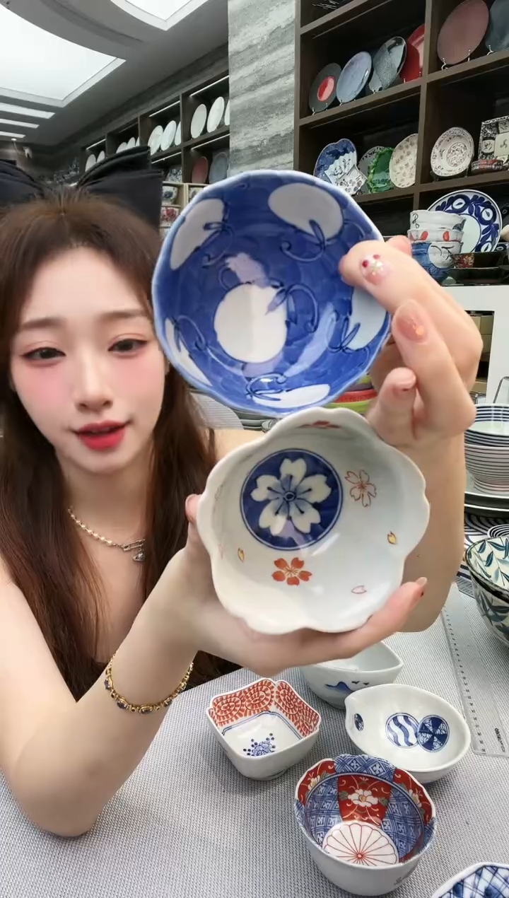 瓷有田烧小钵2支