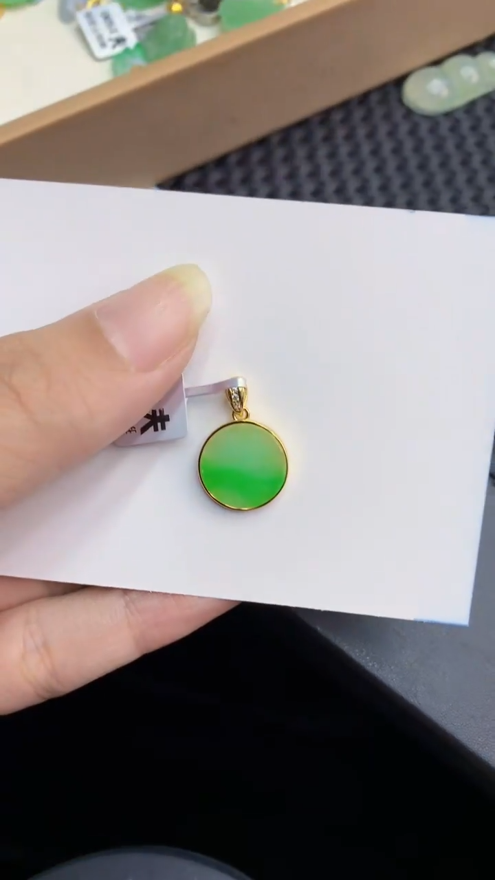 【闪购商品】翡翠颈饰银S925镶嵌            8