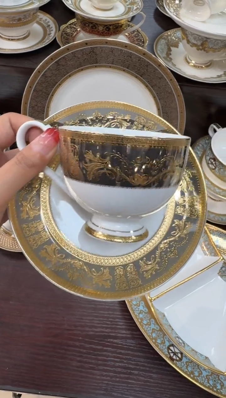 【闪购商品】瓷片咖啡杯碟福利款