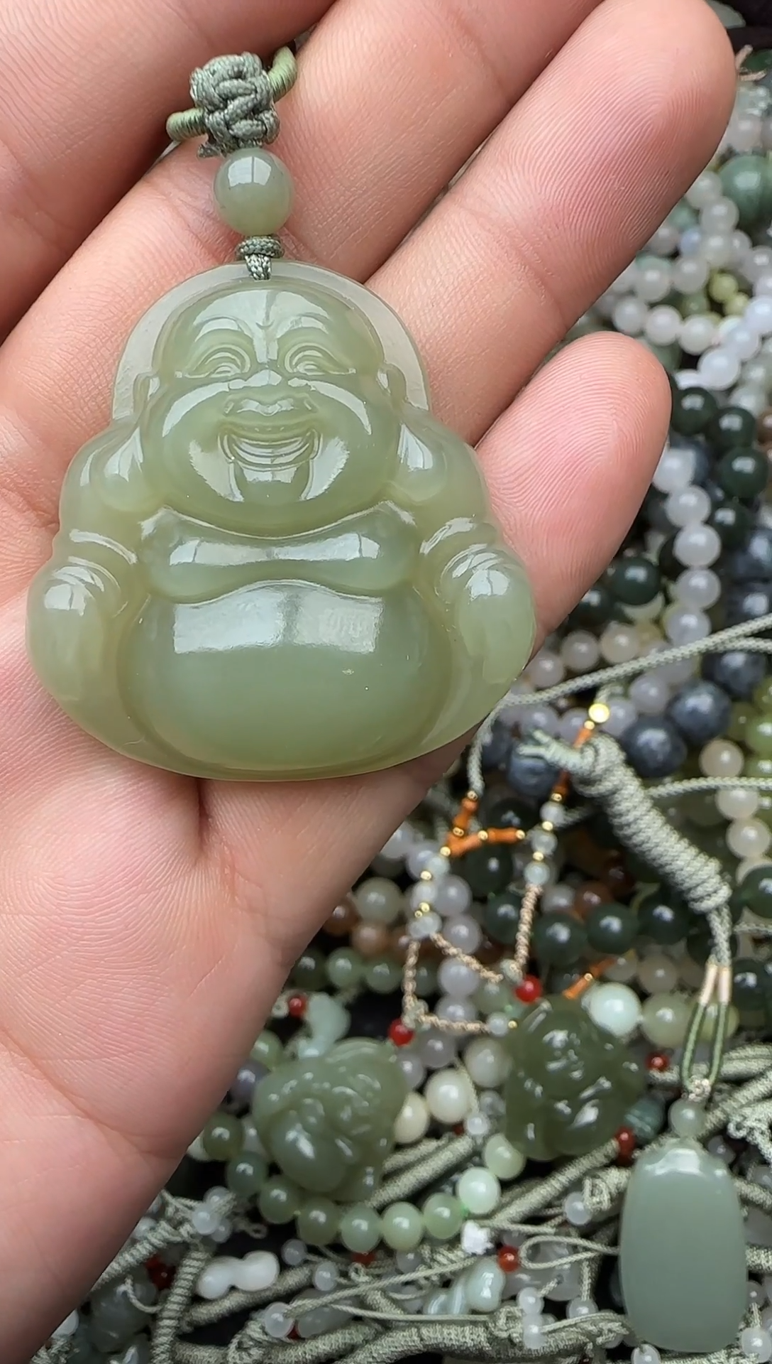 颈饰未镶嵌和田玉拍一发一