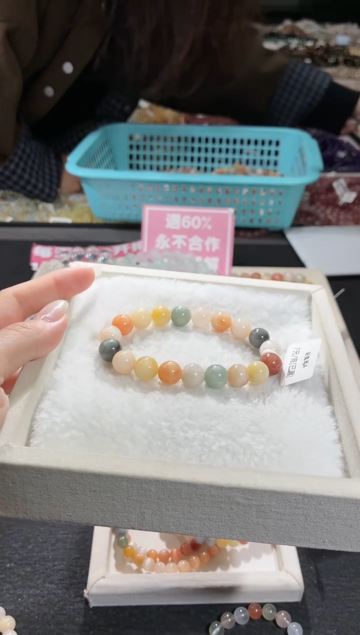 未镶嵌手链水晶408号 多样性发一B 10+