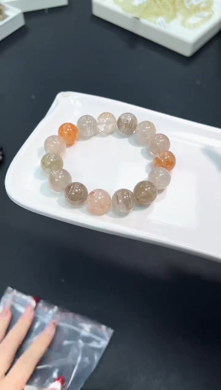 【闪购商品】水晶手串未镶嵌16f多样性发其一/1条默认微瑕