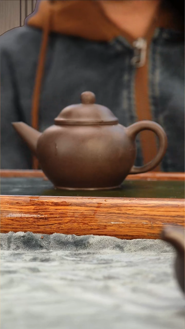 茶壶紫砂老紫泥水平
