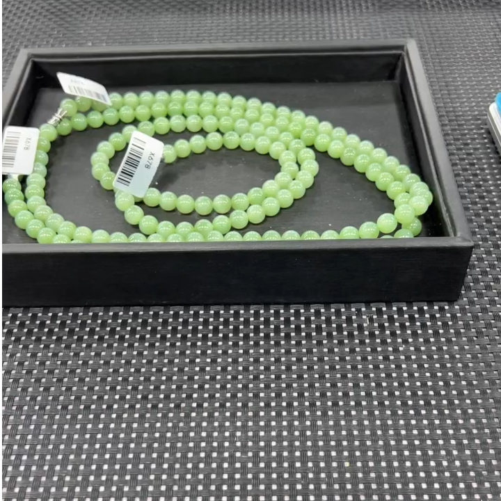 【老郑家】和田玉项链 约8mm(多样性发1件)  678