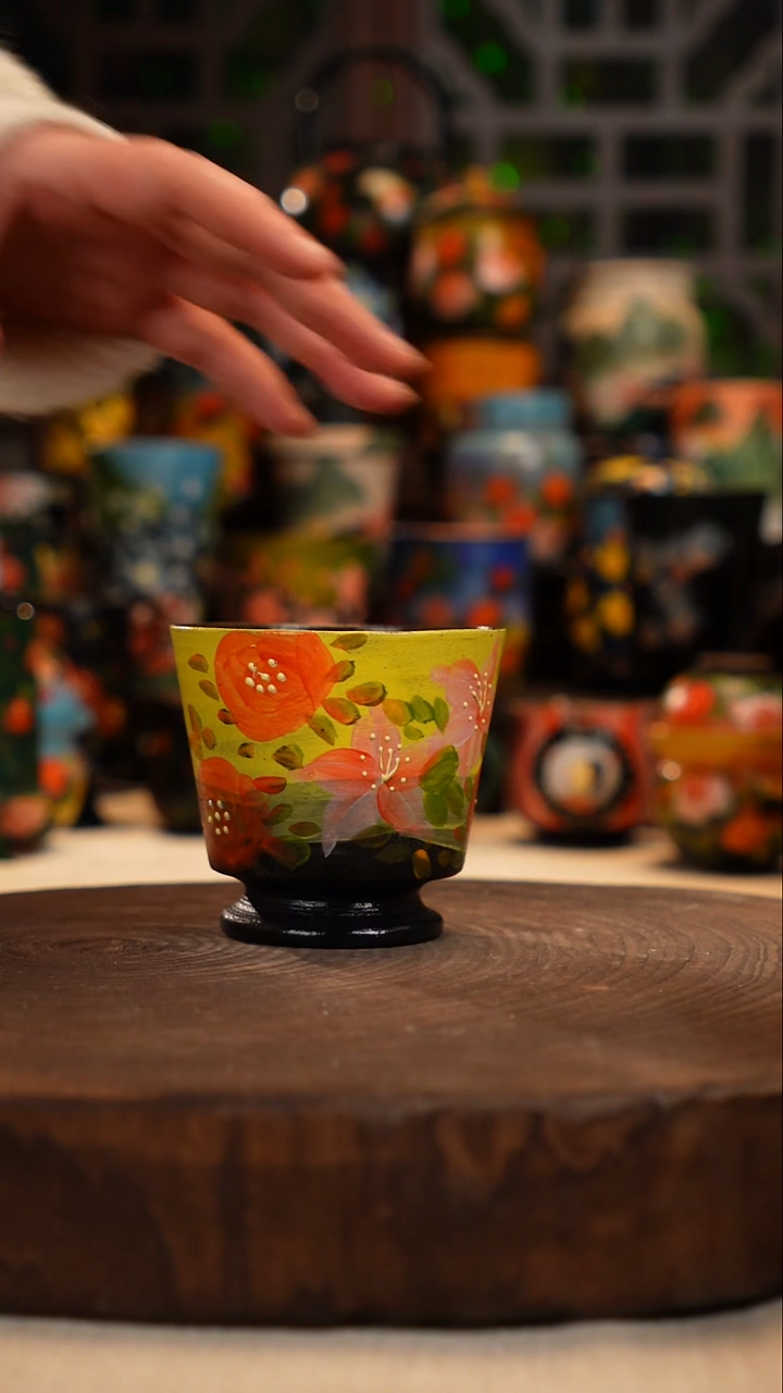 油画   釉下彩   杯子