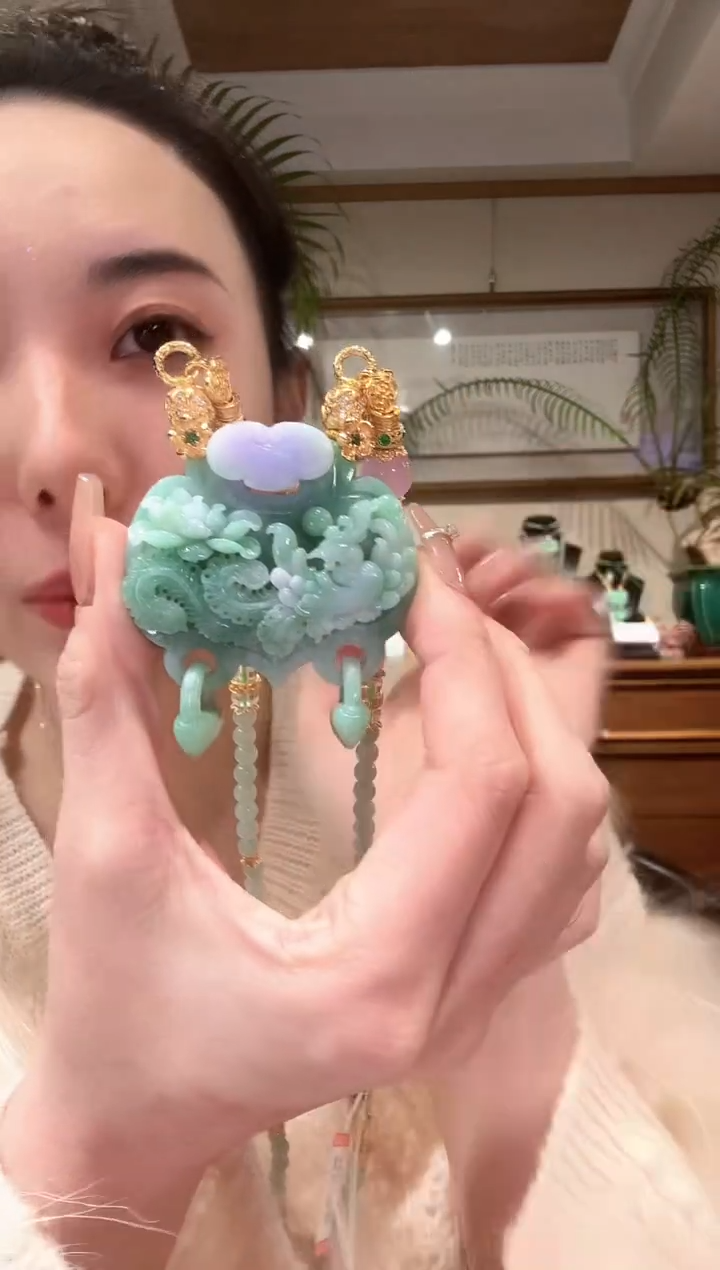 【闪购商品】翡翠颈饰未镶嵌国风