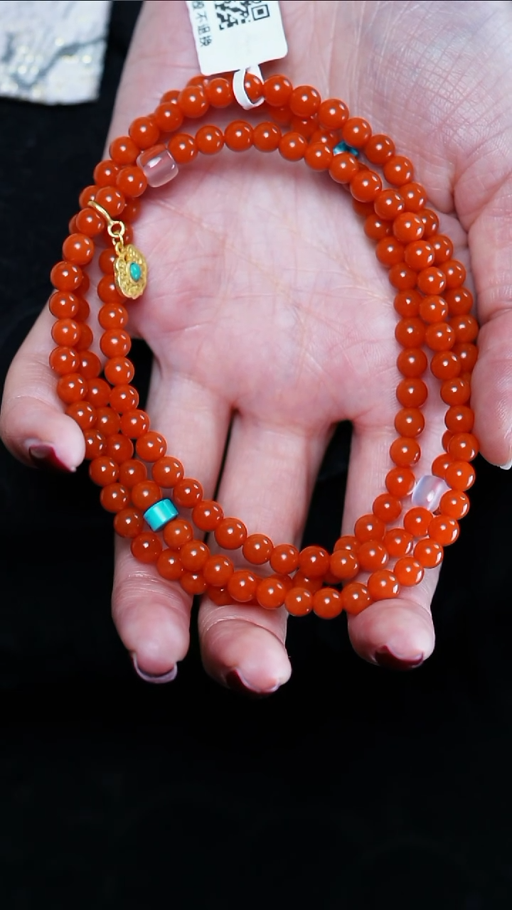 【闪购商品】南红玛瑙手串未镶嵌设计款@@sj1388