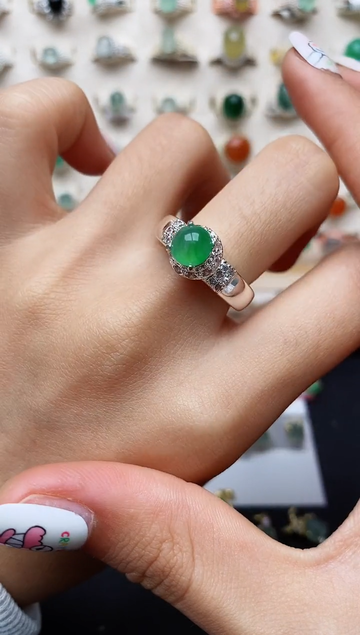 【闪购商品】翡翠戒指未镶嵌缅甸翡翠