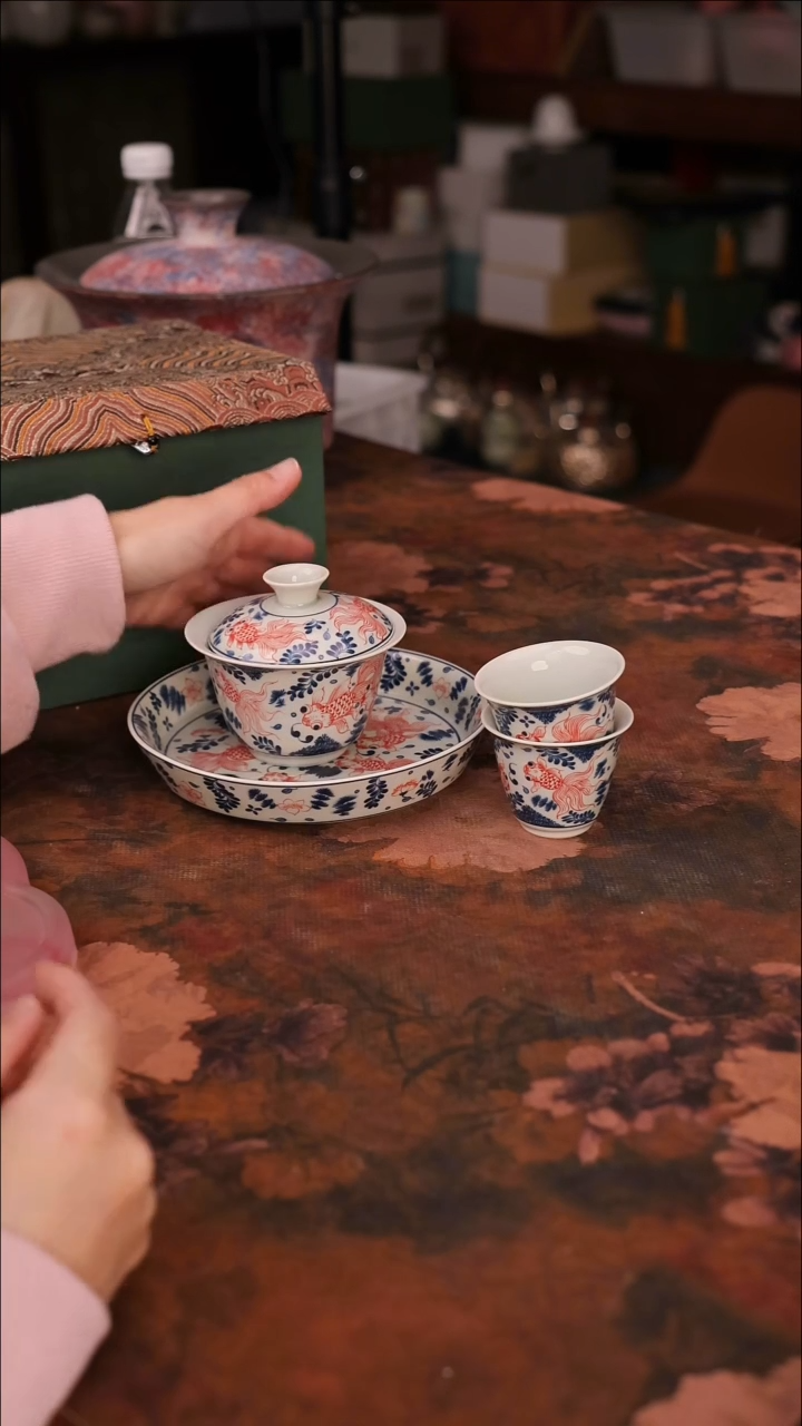 【闪购商品】陶瓷茶具（无礼盒无茶盘）@@64