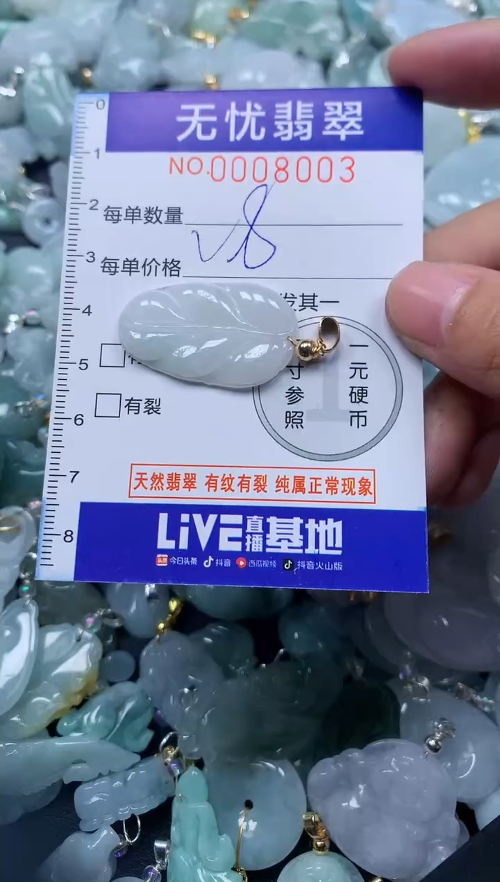 颈饰未镶嵌翡翠8005