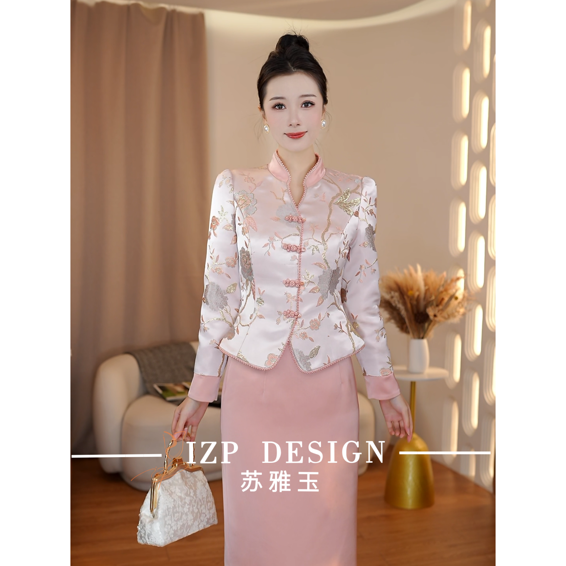 【现货】苏雅玉 IZP<桃源梦>新中式两件套装 PM41711+82400