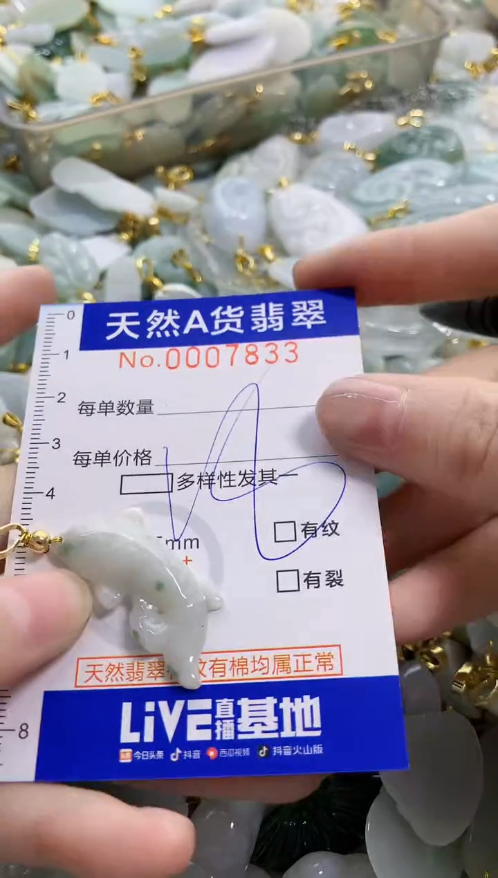 颈饰未镶嵌翡翠天然A货翡翠