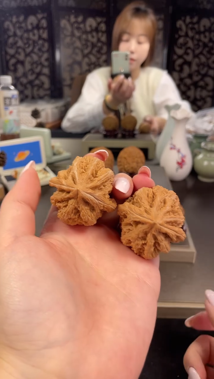 【闪购商品】文玩核桃把件大粗筋44尺-14