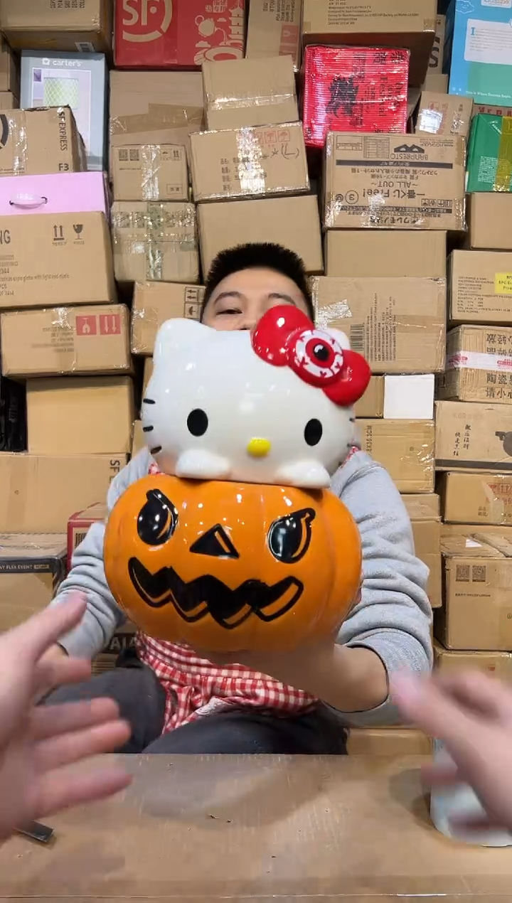 【闪购商品】杯万圣节南瓜kt储物罐