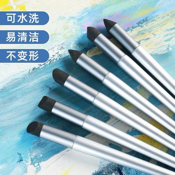 油画棒揉擦笔重彩油画棒专用晕染笔触压痕笔揉搓檫笔油画棒揉插笔