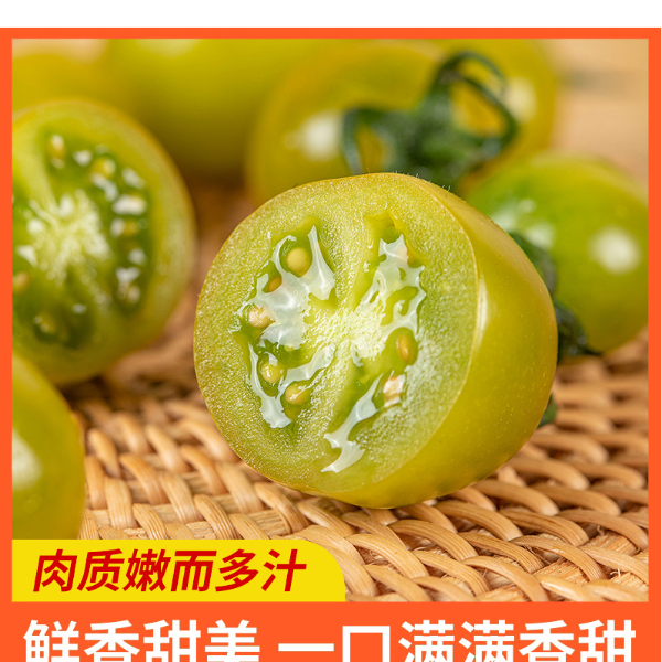 【顺丰包邮】山东清甜圣女果青绿小番茄新鲜现摘应季一斤三斤五斤山东省