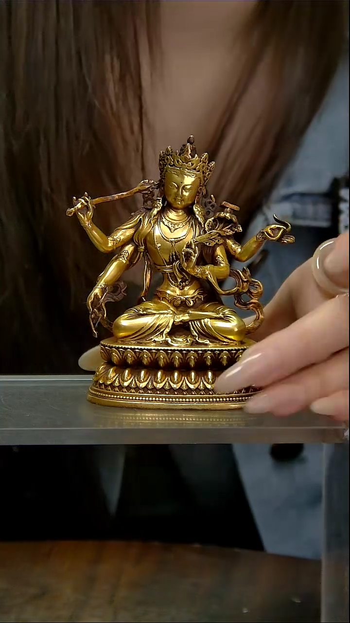 【闪购商品】铜像造像收藏造像文殊