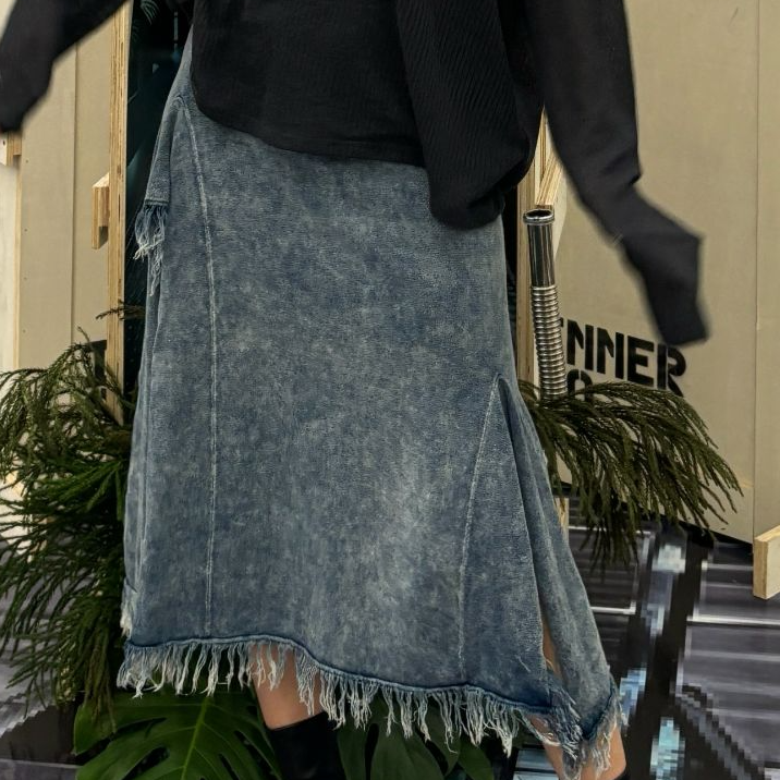 YAARYAAR 牛仔半裙