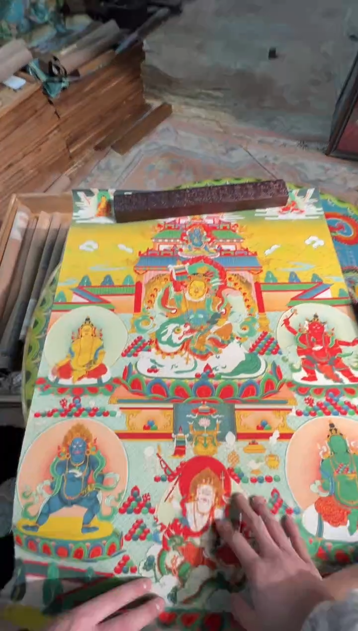 卷轴画卷轴画奥奥的唐卡