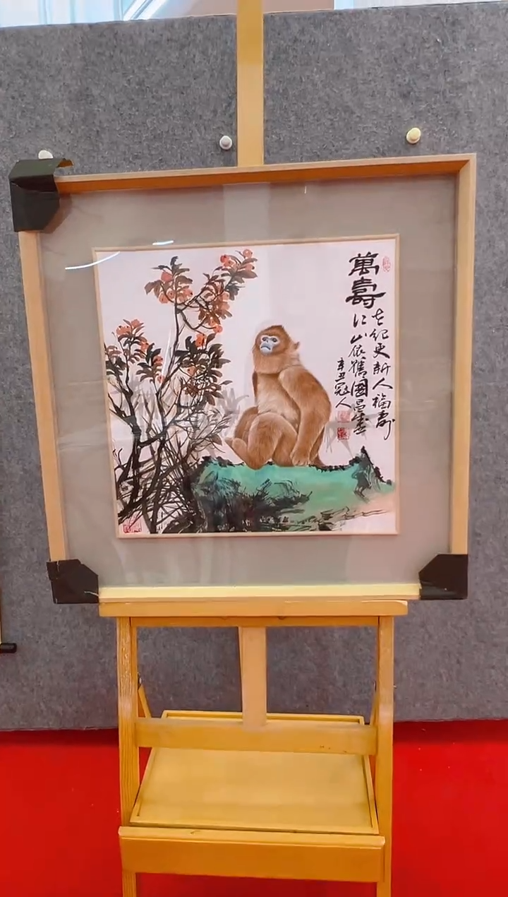 【闪购商品】绘画王冠人-2平尺工笔-国画作品