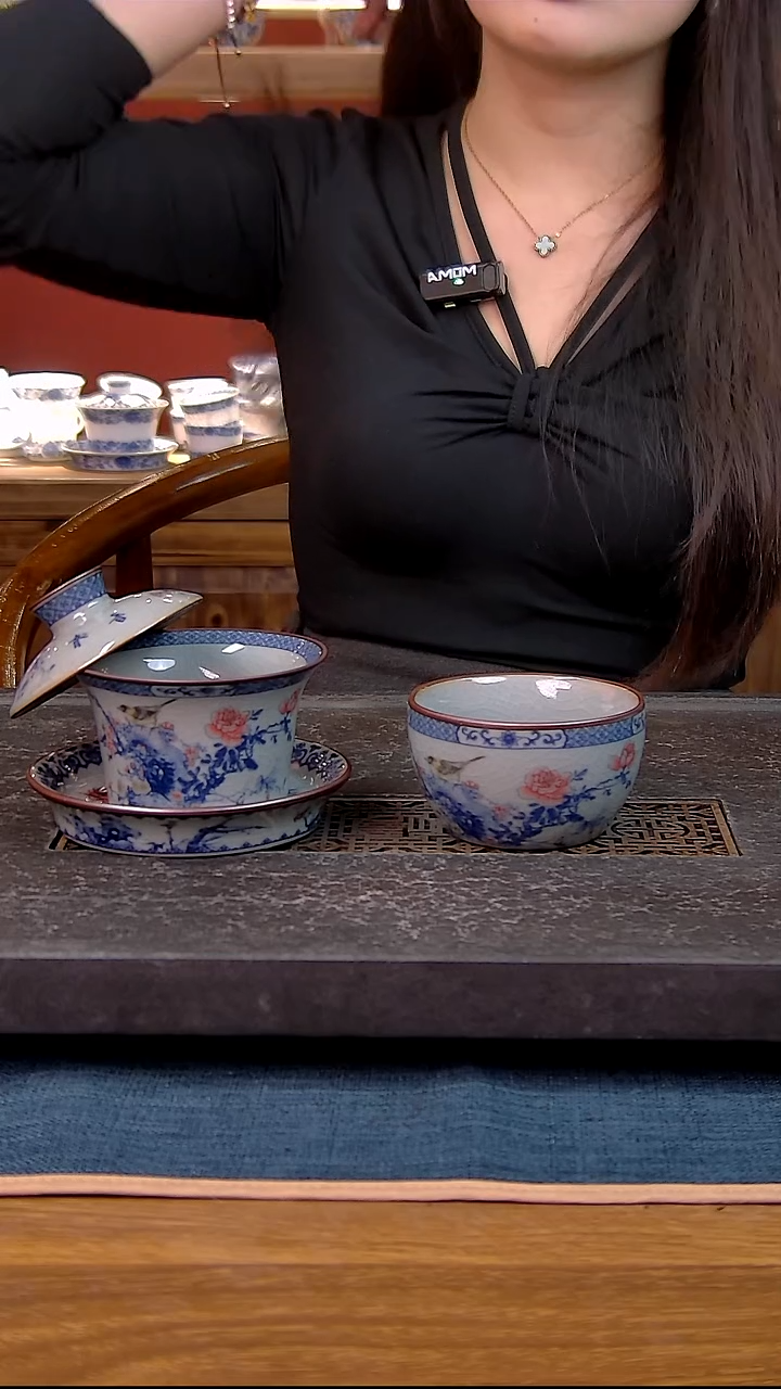 简装家用款2件套 老陶泥开片纹陶瓷茶具